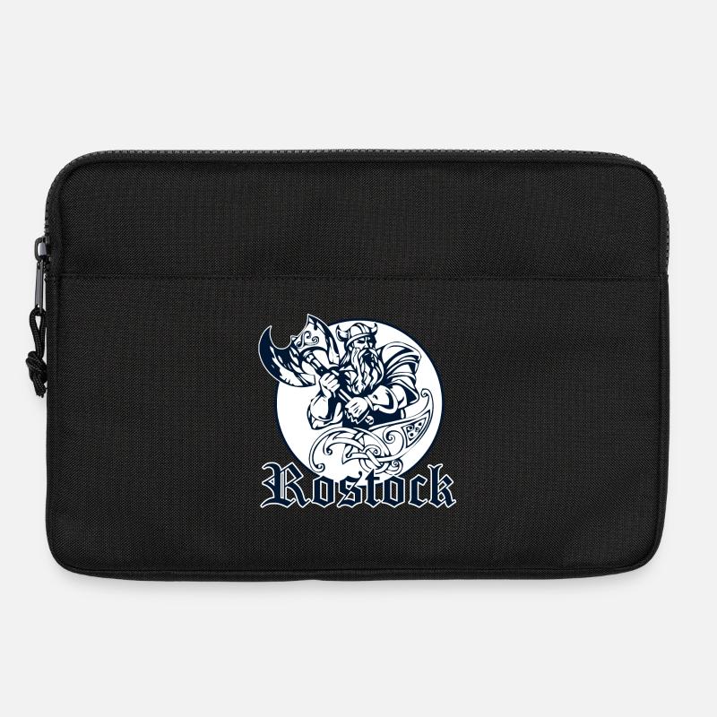 Rostock - Wikinger - Laptoptasche 13" - Schwarz