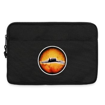 4er Ruderer - Laptoptasche 13" - Schwarz - Vorne