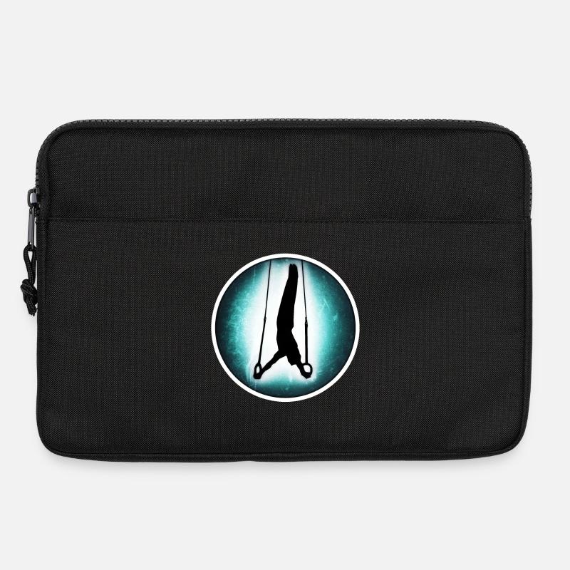 Turnen - Ringe - Laptoptasche 13" - Schwarz