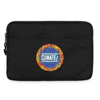 Climate Change Protest Design - Laptop bag 13" - black - Front