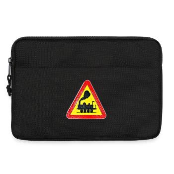 Croix de train - Sacoche pour ordinateur portable 13 pouces - noir - Devant