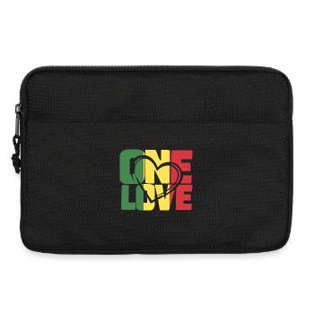One Love Reggae Palette - Laptop bag 13" - black - Front