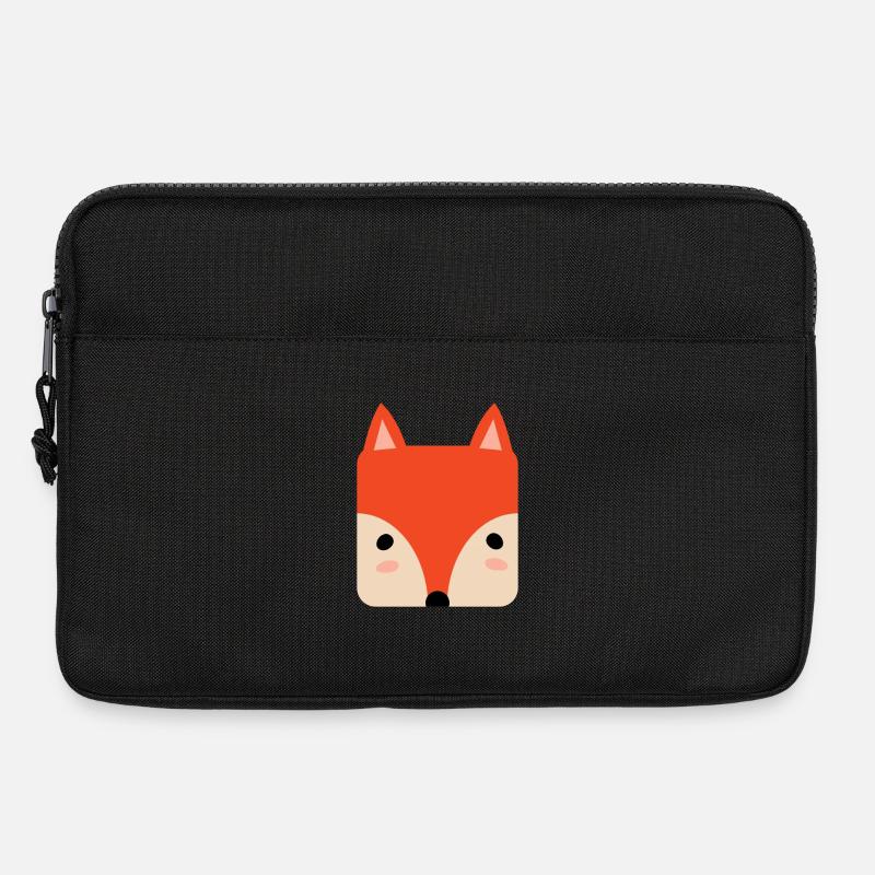 Fuchs - Laptoptasche 13" - Schwarz