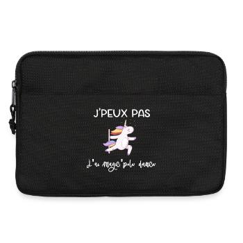 I can't I magic'pole dance - Laptop bag 13" - black - Front
