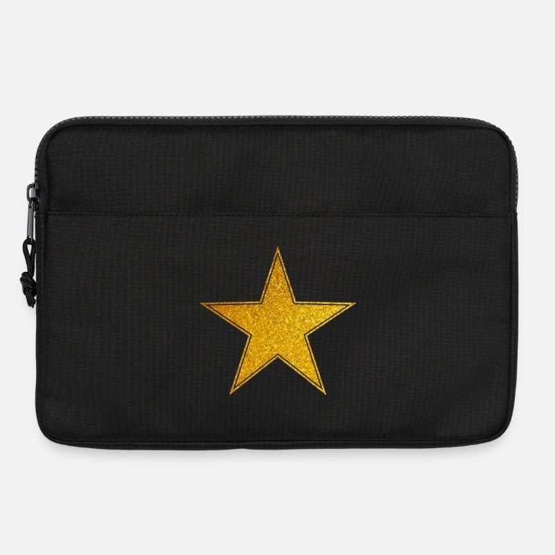 Star Gold Graphic Star - Laptoptasche 13" - Schwarz