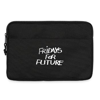Fridays for future - Laptoptasche 13" - Schwarz - Vorne