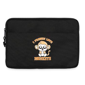 monkey - Laptop bag 13" - black - Front