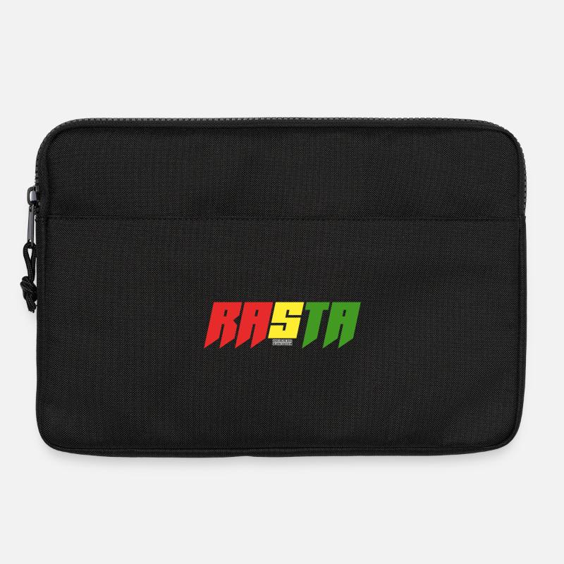 Rasta Farbblock Logo - Laptoptasche 13" - Schwarz