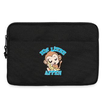 Affen - Laptoptasche 13" - Schwarz - Vorne