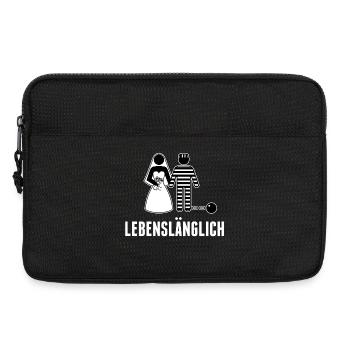Junggesellenabschied Lustig Polterabend Ehe Lustig - Laptoptasche 13" - Schwarz - Vorne
