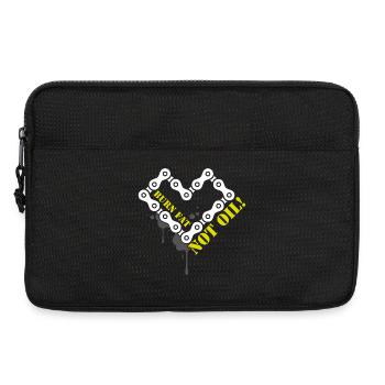 fahrrad sommer sport - Laptoptasche 13" - Schwarz - Vorne