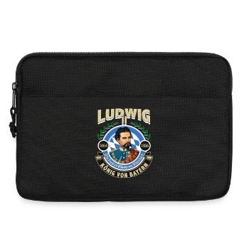 KÖNIG LUDWIG VON BAYERN - Laptoptasche 13" - Schwarz - Vorne