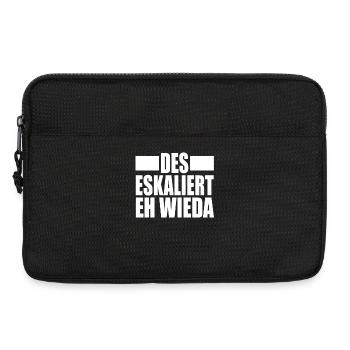 DES ESKALIERT EH WIEDA - Laptoptasche 13" - Schwarz - Vorne