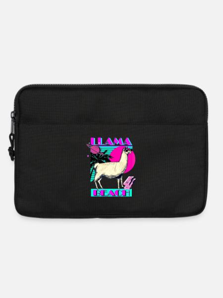 Llama Beach - Laptop bag 13" - black