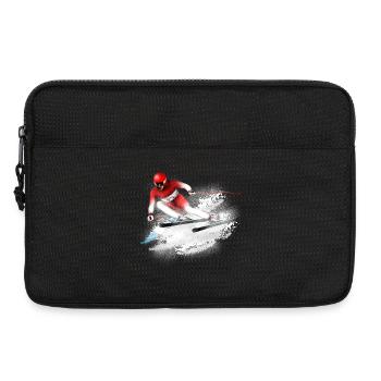 Ski Slalom - Laptoptasche 13" - Schwarz - Vorne