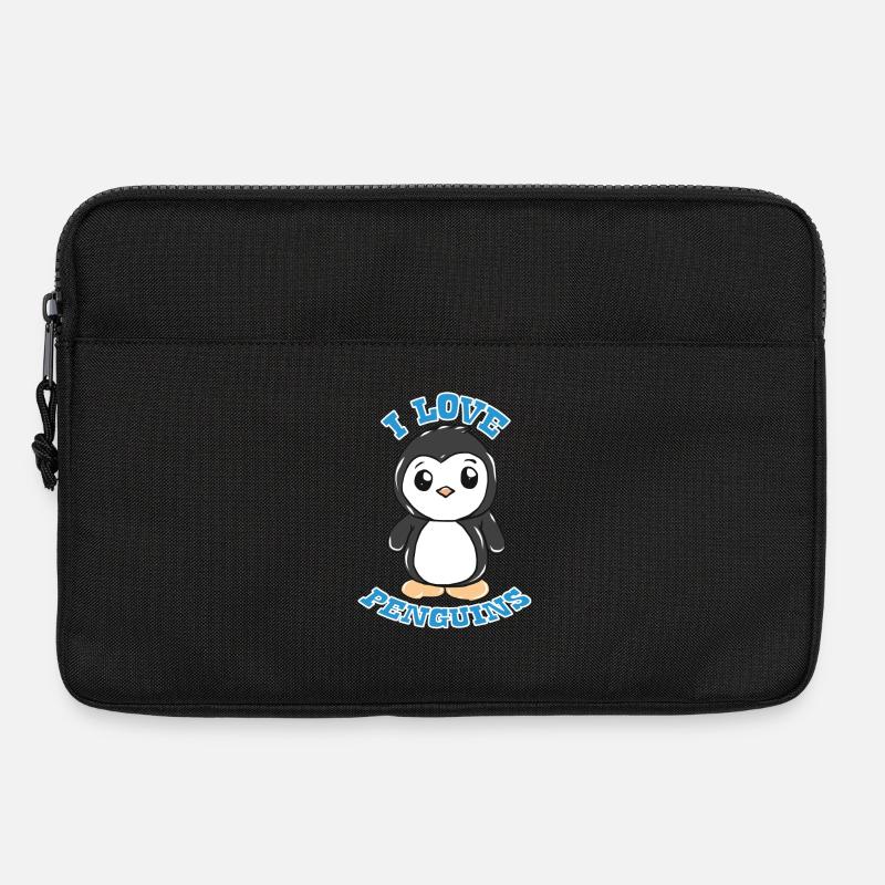 Pinguin - Laptoptasche 13" - Schwarz