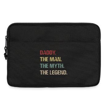 Daddy. The man. The Myth. The Legend - Laptop bag 13" - black - Front