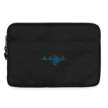 90er Jahre Herzschlag - Laptoptasche 13" - Schwarz - Vorne