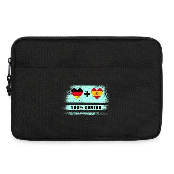 Germany and Spain 100% brilliant / Gift - Laptop bag 13" - black - Front