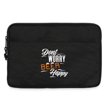 Beer Bier - Laptoptasche 13" - Schwarz - Vorne