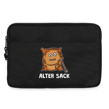 Alter Alt Werden Uralt Geburtstag Lustig Humorvoll - Laptoptasche 13" - Schwarz - Vorne
