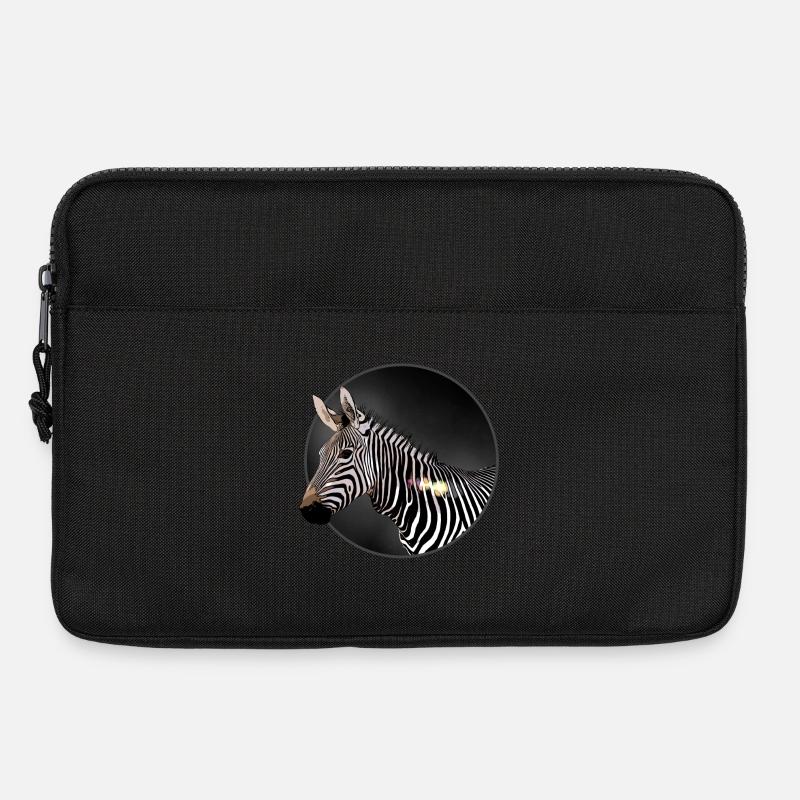 Zebra - Laptoptasche 13" - Schwarz