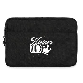 Little King Kids Baby Design - Laptop bag 13" - black - Front