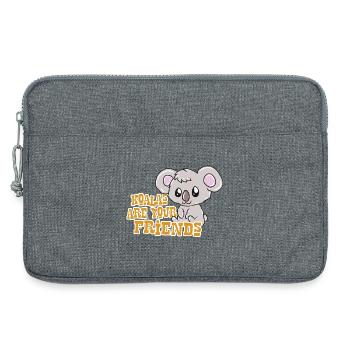 Koala - Laptoptasche 13" - Grau meliert - Vorne