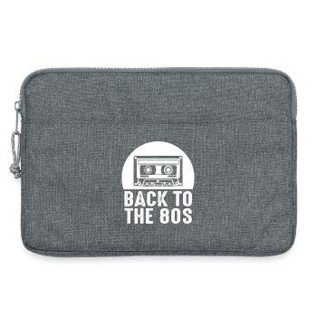 80s - Laptop bag 13" - heather grey - Front