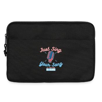 Karaoke - Laptoptasche 13" - Schwarz - Vorne