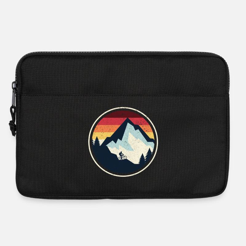 Sunset Peak MTB Silhouette - Laptop bag 13" - black