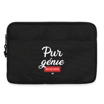 Humour et Émotion Chatastrophe - Sacoche pour ordinateur portable 13 pouces - noir - Devant