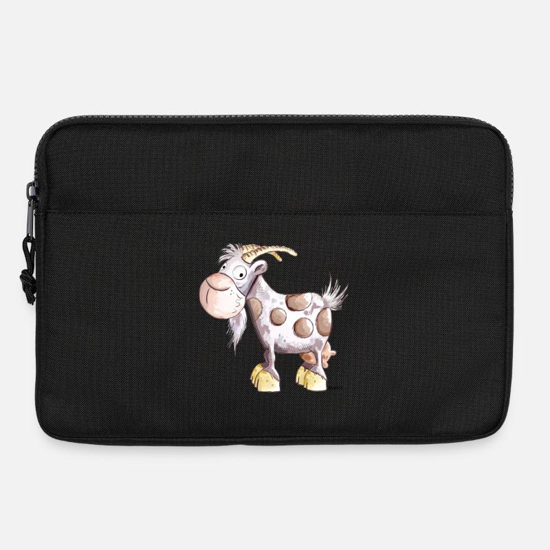 Die Ziege ist da  - Laptoptasche 13" - Schwarz