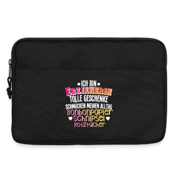 Erzieherin - Laptoptasche 13" - Schwarz - Vorne