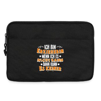 Erzieherin - Laptoptasche 13" - Schwarz - Vorne