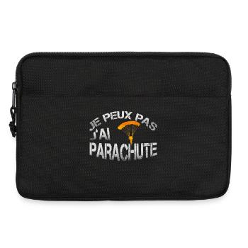 parachute - Laptoptasche 13" - Schwarz - Vorne