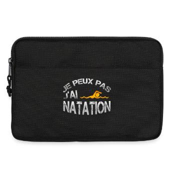 Natation - Sacoche pour ordinateur portable 13 pouces - noir - Devant