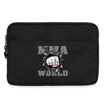 MMA Faust Symbol Kampfsport Illustration icon Logo - Laptoptasche 13" - Schwarz - Vorne