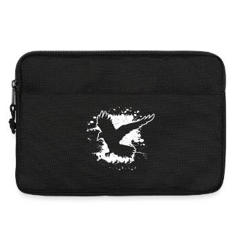 Corbeau Corbeau Oiseau Yoga Vikings Odins Huginn Muninn - Sacoche pour ordinateur portable 13 pouces - noir - Devant