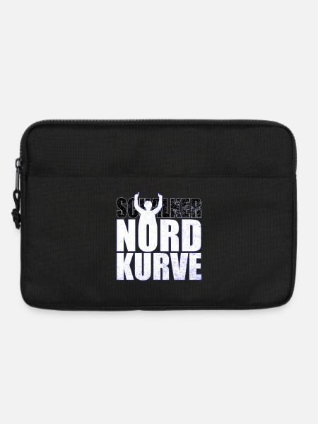Schalker Nordkurve Schriftzug Geschenkidee - Laptoptasche 13" - Schwarz