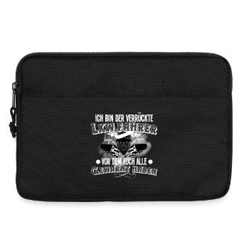Lkw Fahrer - Laptoptasche 13" - Schwarz - Vorne