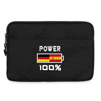 Allemagne et Espagne Power 100% - Sacoche pour ordinateur portable 13 pouces - noir - Devant