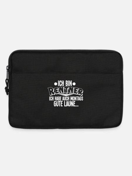 Rentner - Laptoptasche 13" - Schwarz