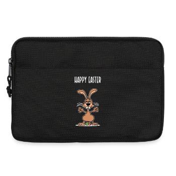 Lustig Osterhase Witzig Spruch Osterhäschen Ostern - Laptoptasche 13" - Schwarz - Vorne