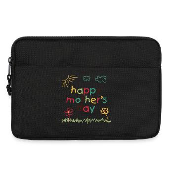 Bonne fête des mères 5 - Sacoche pour ordinateur portable 13 pouces - noir - Devant