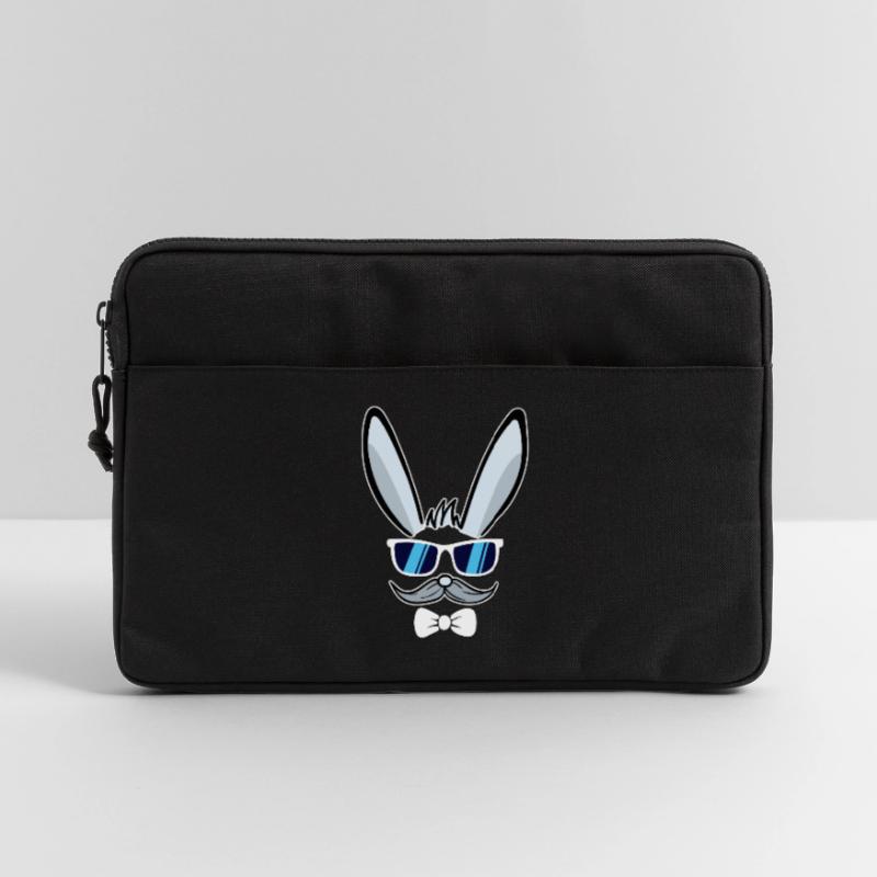 He | Easter bunny face Easter bunny Happy Easter Laptop bag 13"