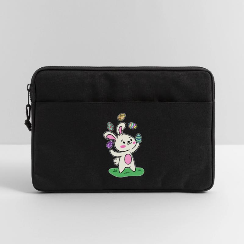 Easter bunny Easter bunny Easter eggs Happy Easter Laptop bag 13"
