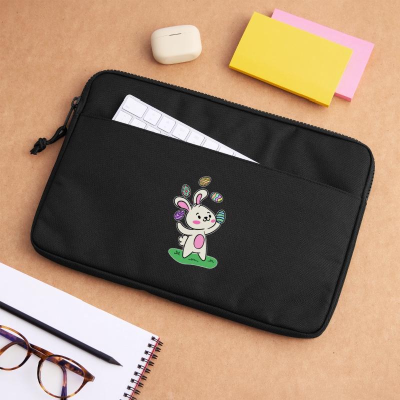 Easter bunny Easter bunny Easter eggs Happy Easter Laptop bag 13"
