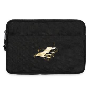 Musique pour piano - Sacoche pour ordinateur portable 13 pouces - noir - Devant