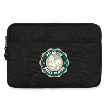 Pétanque Boule Player Boule ball Boule player - Laptop bag 13" - black - Front